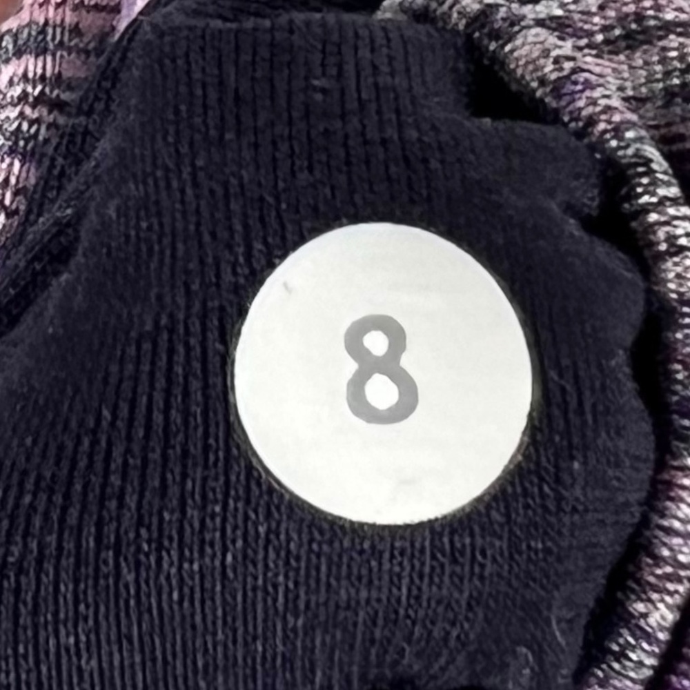 Lululemon Womens 8 Leggings Wunder Under Crop Heathered Purple 26” Inseam EUC - Picture 10 of 11